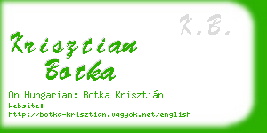 krisztian botka business card